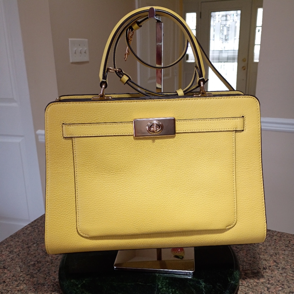 Coach Lane Carryall Satchel Handbag  - Picture 15 of 16